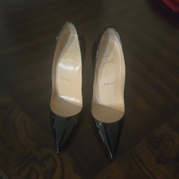 Christian Louboutin Shoes - Christian Louboutin So Kate Size 36 120mm Black Patent Heels